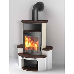 Печь  HARK 34 GT T1 ECOplus (jola-braun stone) титан